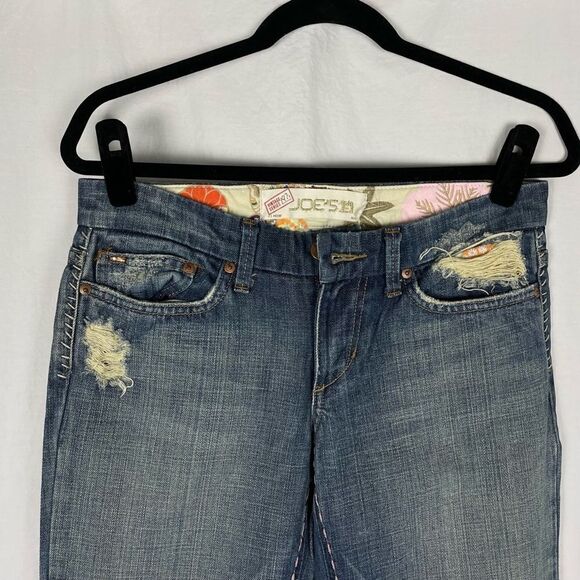 Joe’s Jeans Vintage Series Rare Distressed Low Rise Flare Jean - Women’s 26 - Picture 5 of 10